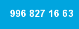 996 827 16 63